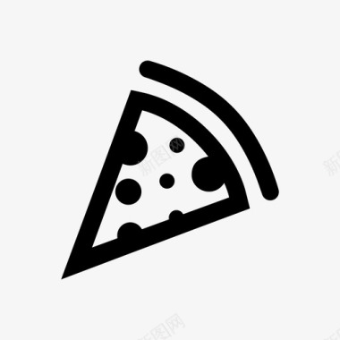 披萨食物意大利香肠图标图标