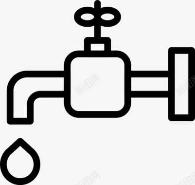 只是概述自来水生态环境图标图标