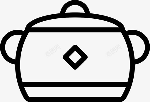 烹饪烹饪锅食物厨房图标图标