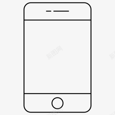 天翼手机标识智能手机iphone教育瘦图标图标