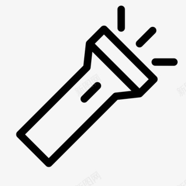 手电筒光线图标手电筒图标图标