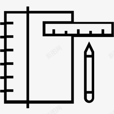 铅笔线绘图工具绘图铅笔图标图标