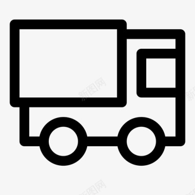 送货车物流车辆图标图标