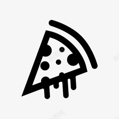 披萨食物意大利香肠图标图标
