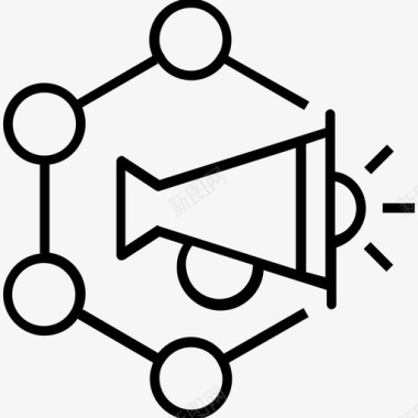 婚庆平面搜索引擎优化营销扩音器数字营销图标图标