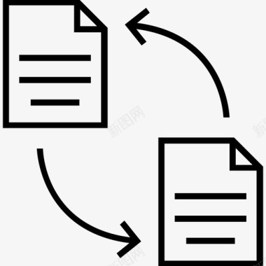 共享未来数据交换数据共享文件图标图标