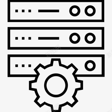 擦拭专用专用服务器齿轮数据图标图标
