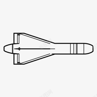 战争PNG矢量图导弹攻击炸弹图标图标