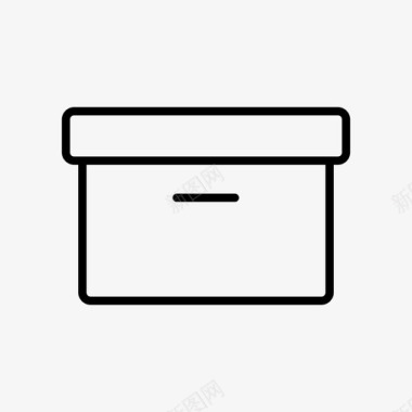包装箱子文件图标图标