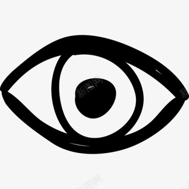 人物眼睛眼睛特写人物手绘网络应用程序图标图标