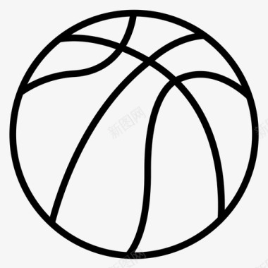 篮球运动图标图标