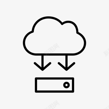 云端云端批量发送文件图标图标