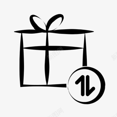 礼品礼品转让生日礼物礼品盒图标图标