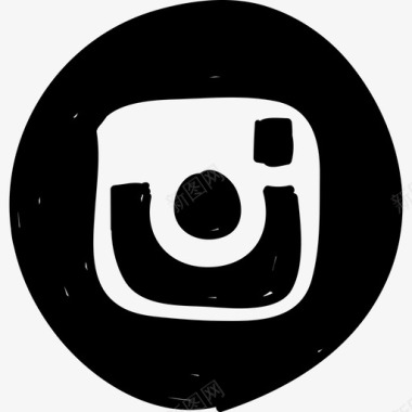 课程表应用图标Instagram徽标社交手绘网络应用程序图标图标