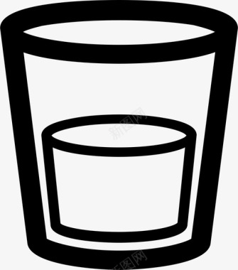 一杯水杯子饮料图标图标