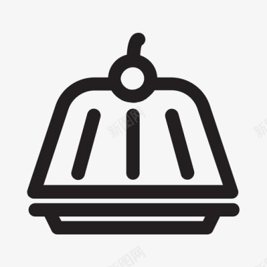 布丁蛋糕甜点图标图标