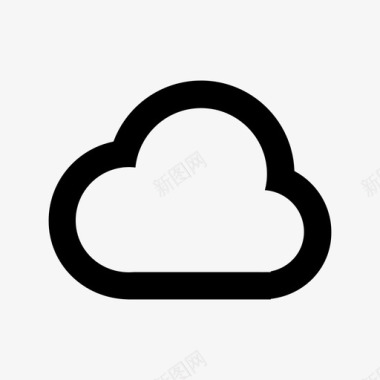 云云技术保存在云中图标图标