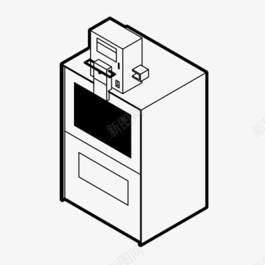 企业家期刊报机自动售货机期刊图标图标