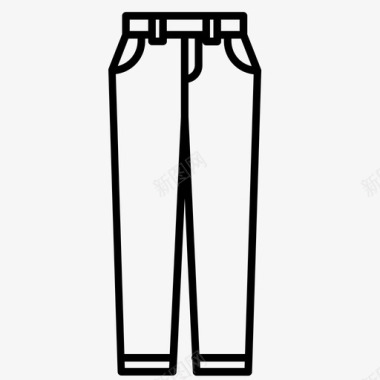 牛仔裤子牛仔裤短裤图标图标