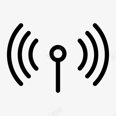无线连接信号无线因特网图标图标