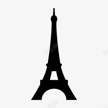 铁塔埃菲尔铁塔法国巴黎图标图标