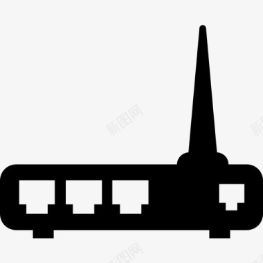 路由信号wifi路由器互联网设备wifi调制解调器图标图标