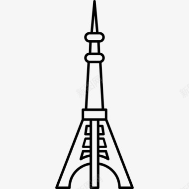 东京塔纪念碑纪念碑3图标图标
