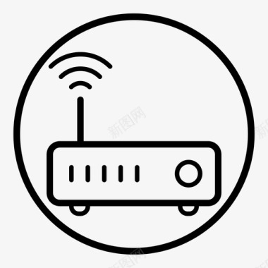 wifi互联网路由器互联网网络图标图标