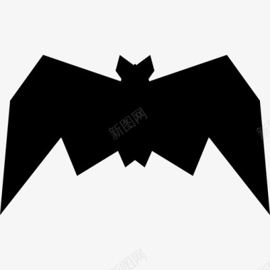 普通的蝙蝠动物大自然图标图标