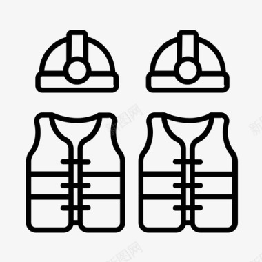 海军制服矿工制服工厂安全帽图标图标