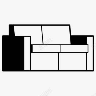 放松自己沙发家具客厅图标图标