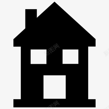 住房房地产建筑物图标图标