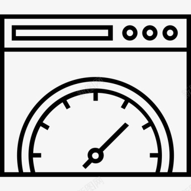 网页优化速度测试网页分析仪图标图标