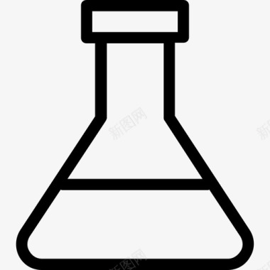 烧瓶化学实验图标图标