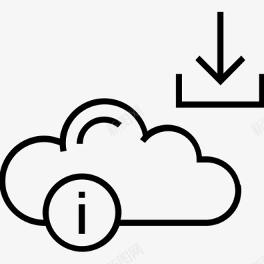 经典网页设计信息云计算1400个网页和搜索引擎优化平面线图标图标