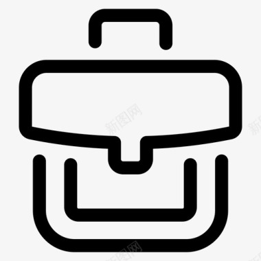 公文包商务公文包手提箱图标图标