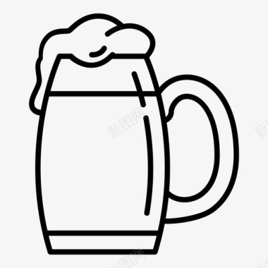 雪花啤酒标志啤酒杯啤酒德国啤酒图标图标
