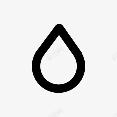 水滴水透明图标图标