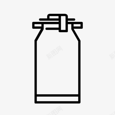 牛奶搅拌器罐水罐图标图标