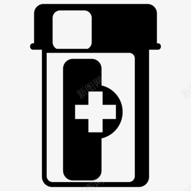 药品药物药瓶图标图标
