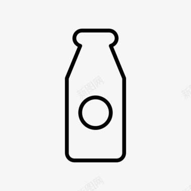 奶瓶玻璃药品图标图标