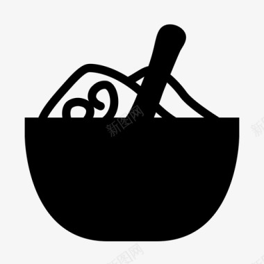 调味料碗肉桂烹饪图标图标