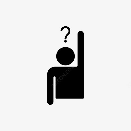 问举手图标免费下载 图标vrqwwbrw icon图标网