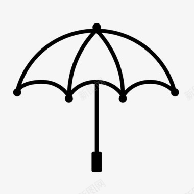 伞覆盖阳伞图标图标