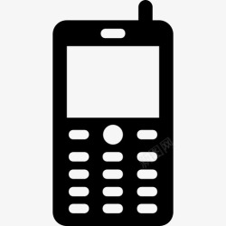便携式电子产品无绳电话通信数字电话图标高清图片