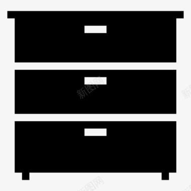 储物柜电子商务文件柜图标图标