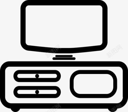 电视dvd智能电视图标图标