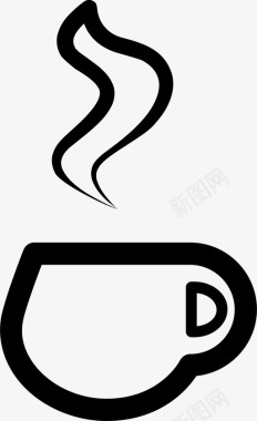 咖啡杯子拿铁图标图标