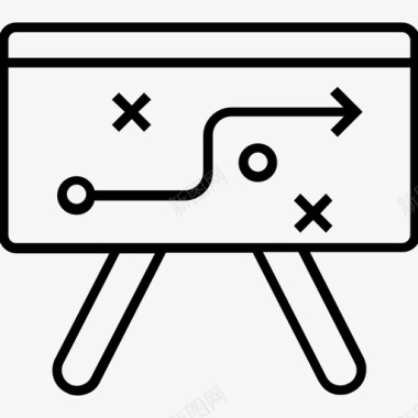 网页主页战略地图计划搜索引擎优化战略图标图标