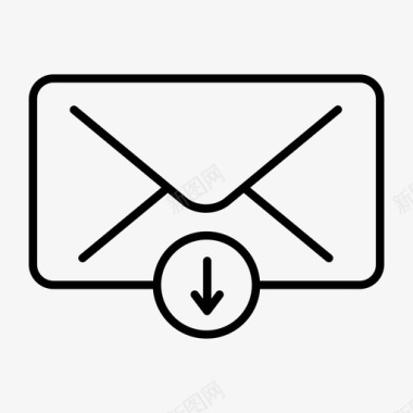信封的消息电子邮件计算机邮件信封图标图标